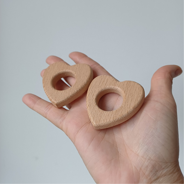 Houten hart bollenhouder
