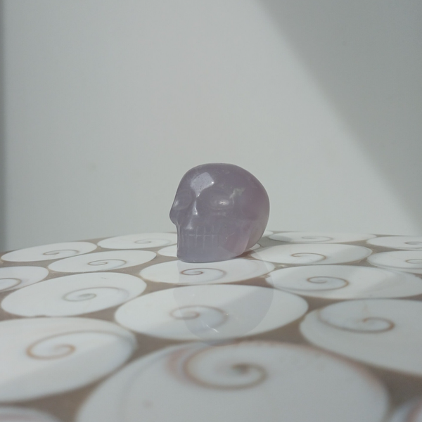 Fluoriet skull /schedel carving