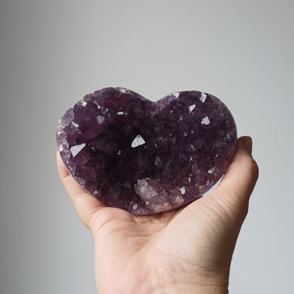 Amethist cluster hart