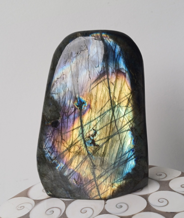 Labradoriet free form (statement piece)