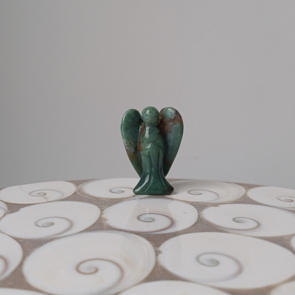 Oceaan jaspis carving (engel)