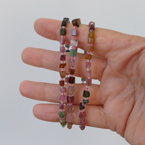 Multicolour toermalijn armband 4.5 mm