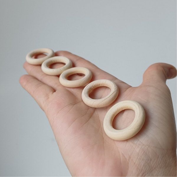 Houten ring bollenhouder