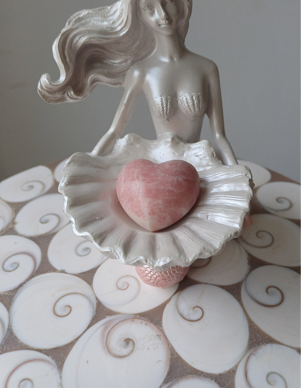 Roze opaal hart
