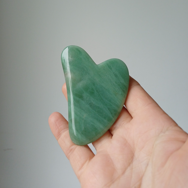 Groene kwarts gua sha