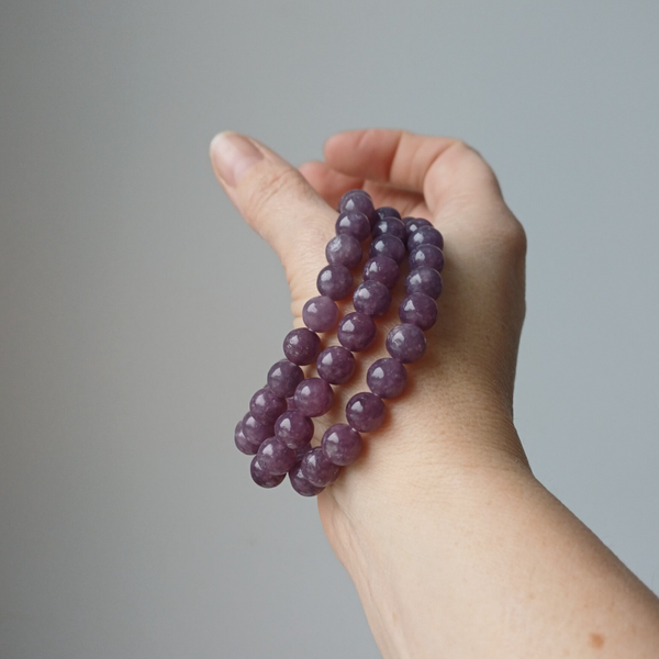 Lepidoliet armband 8 mm