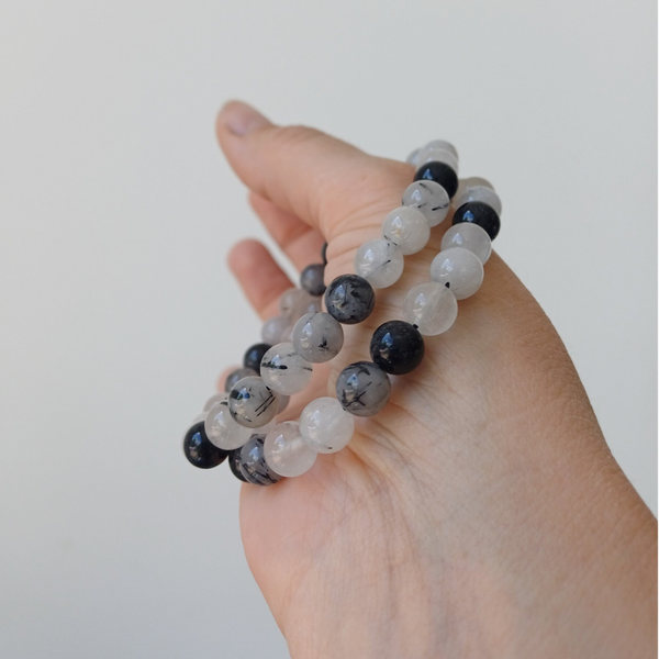 Toermalijnkwarts armband 8 mm