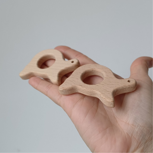 Houten schildpad bollenhouder