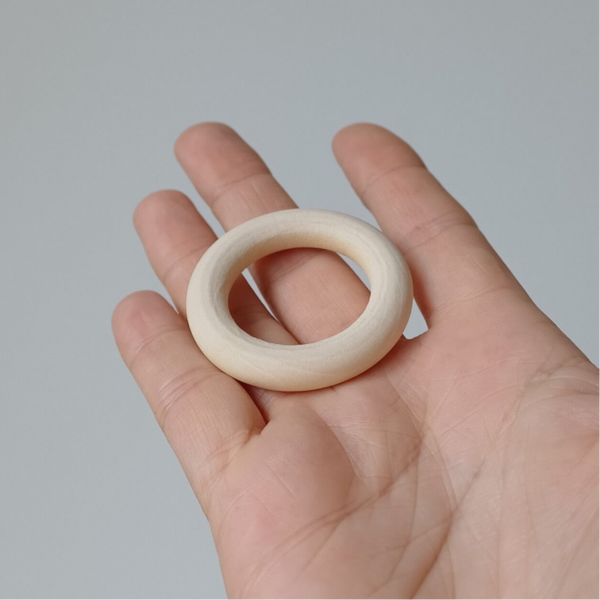 Houten ring bollenhouder