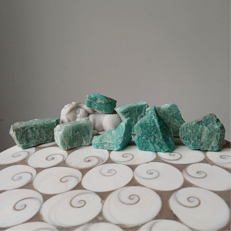 Ruwe amazoniet 15-25 gram