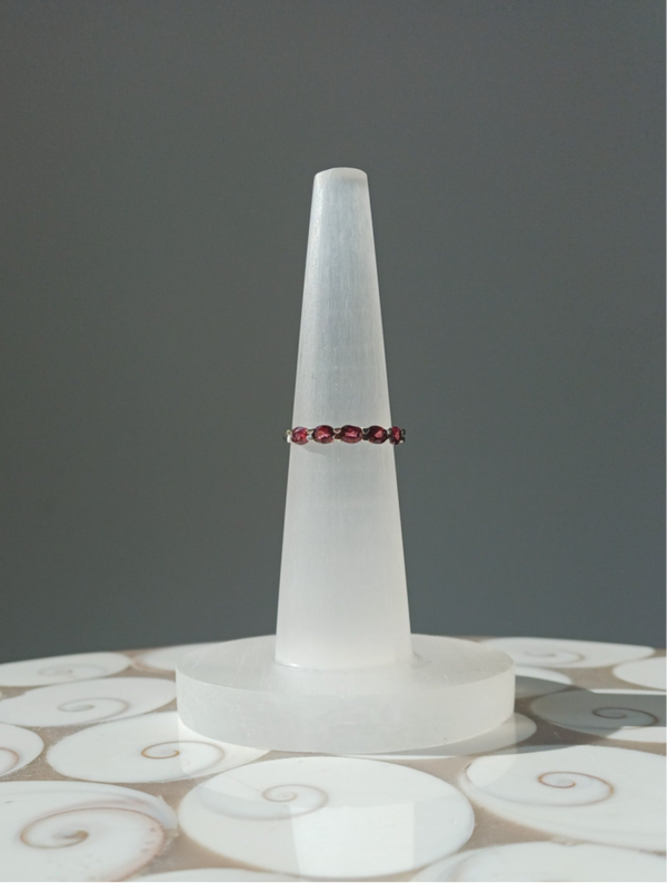 Granaat ring (s925)