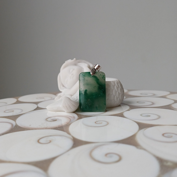Jade hanger (s925)