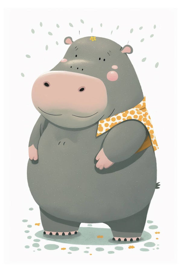 Hippo Print