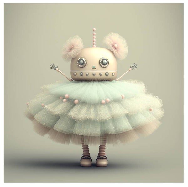 Little Robot No. 3  Print