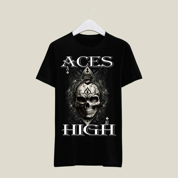 Aces High Skull T-Shirt