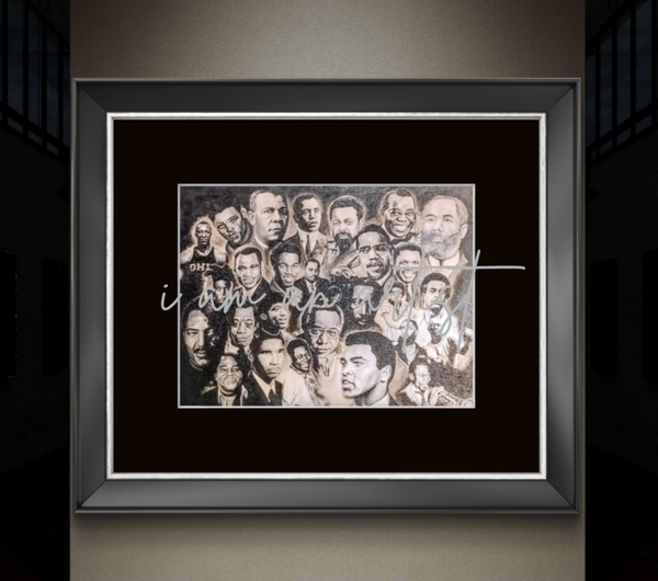 "HOMAGE COLLAGE" FULL SET OF 4 prints