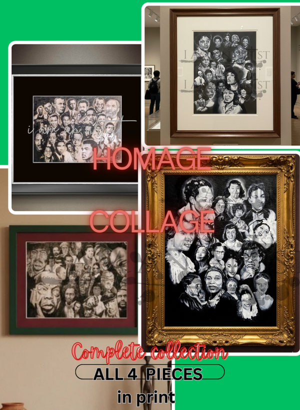 "HOMAGE COLLAGE" COMPLETE SET 1-4
