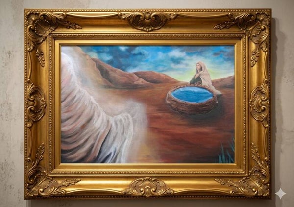 Living Water original (mixed media)