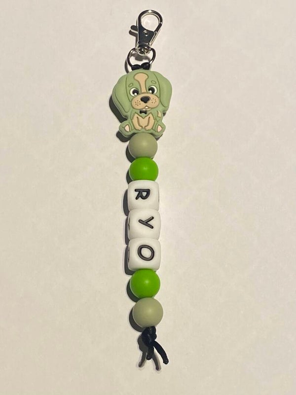 Sleutelhanger hond + naam