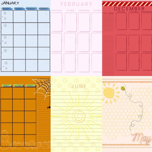Print, Plan, Repeat: Undated A5 Planner for Every Kind of Day