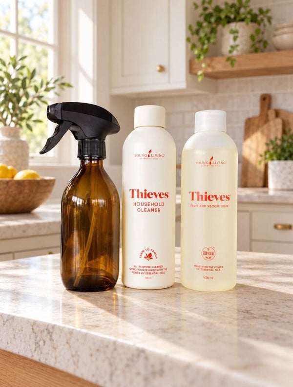 Thieves Schoonmaak bundle + gratis sprayfles