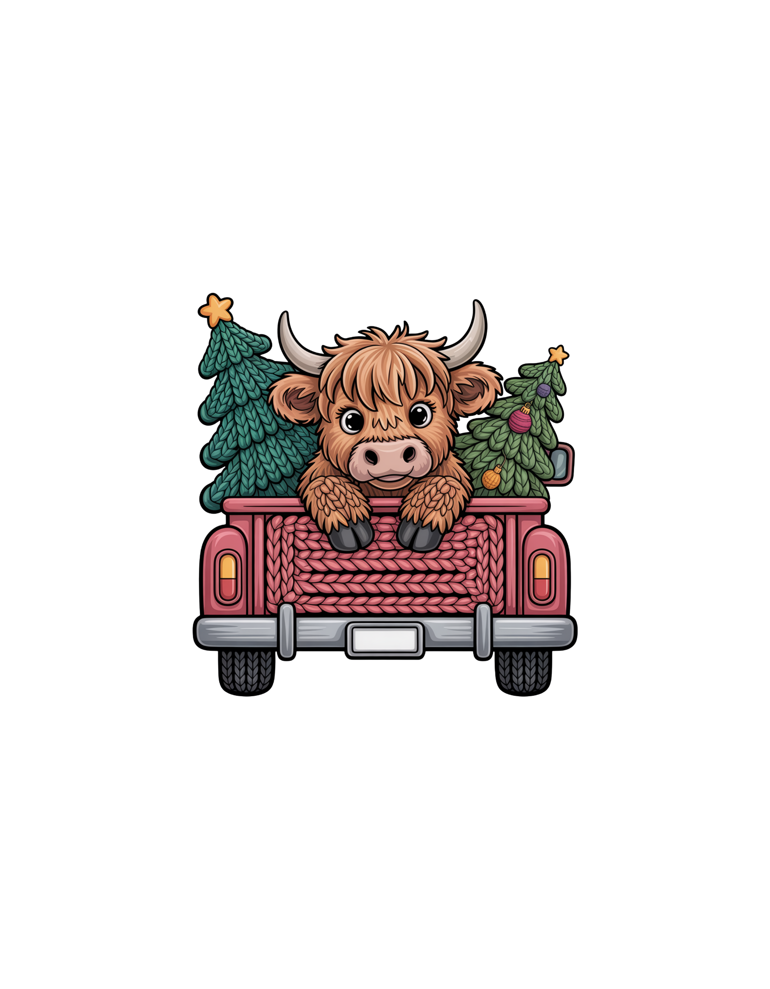 Stitch Christmas Cow