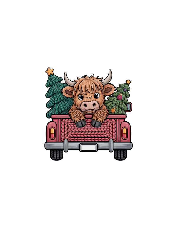 Stitch Christmas Cow