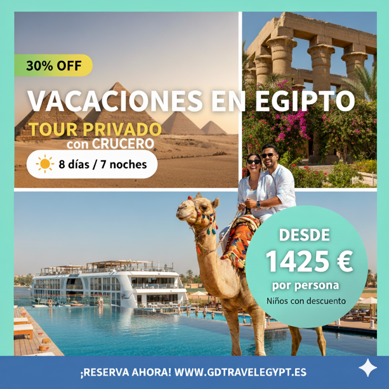 Cairo & Crucero por el Nilo