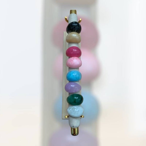 BAGUE EN  RESINE MODELE ROND