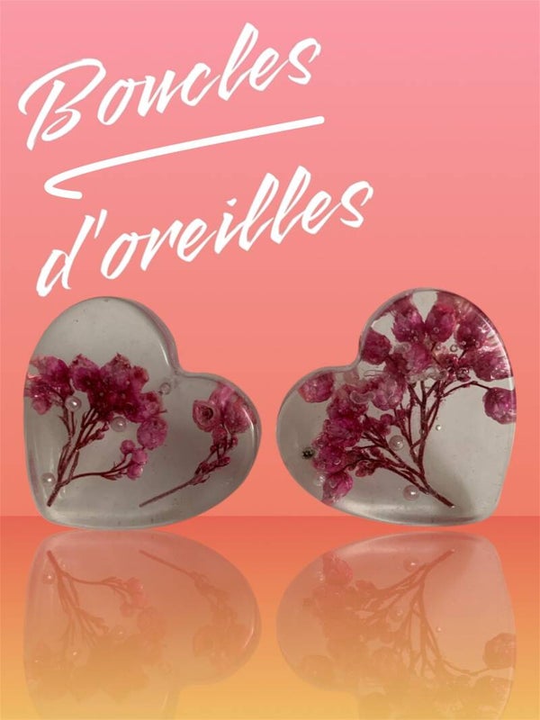 boucle d'oreilles coeur