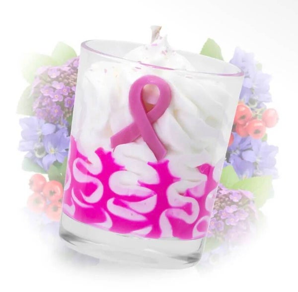 Bougie octobre rose 2026