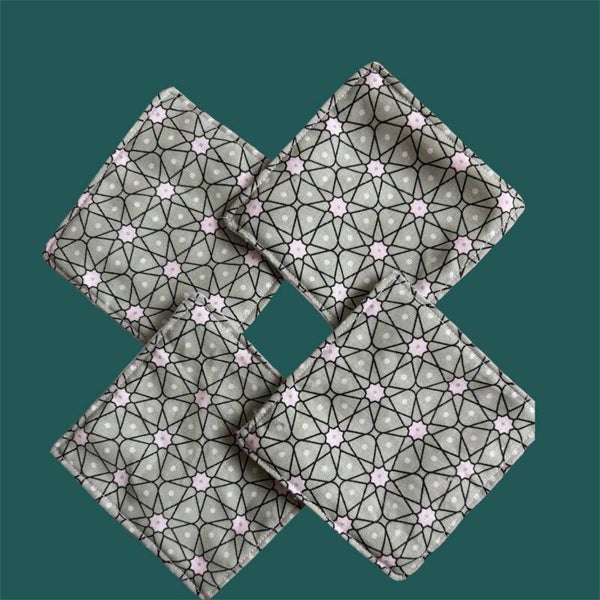 Lot de 4Lingettes en tissus