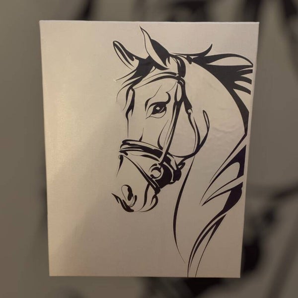 toile cheval