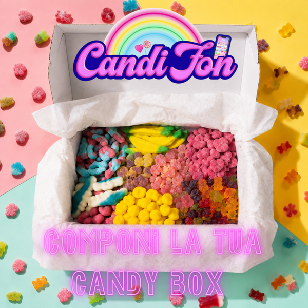 CANDY BOX DI CARAMELLE GOMMOSE DA 1 A 3 KG DI DOLCEZZA