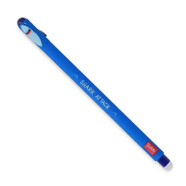 Legami Penna Gel Cancellabile Shark "Shark Attack" - Erasable Pen