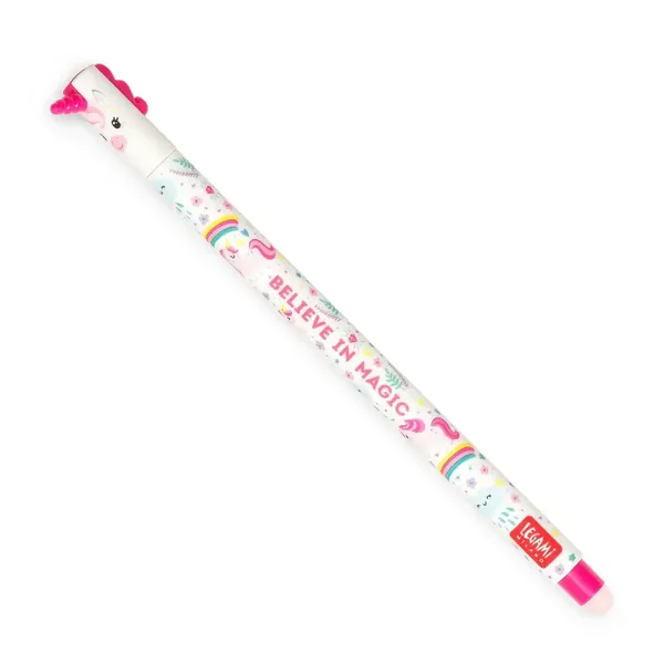 Legami Penna Gel Cancellabile Unicorn "Believe In Magic" - Erasable Pen