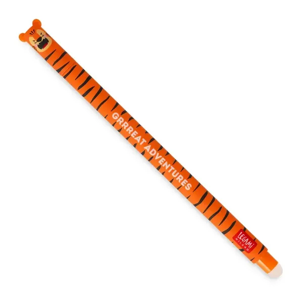 Legami Penna Gel Cancellabile Tiger "Grrreat Adventure" - Erasable Pen