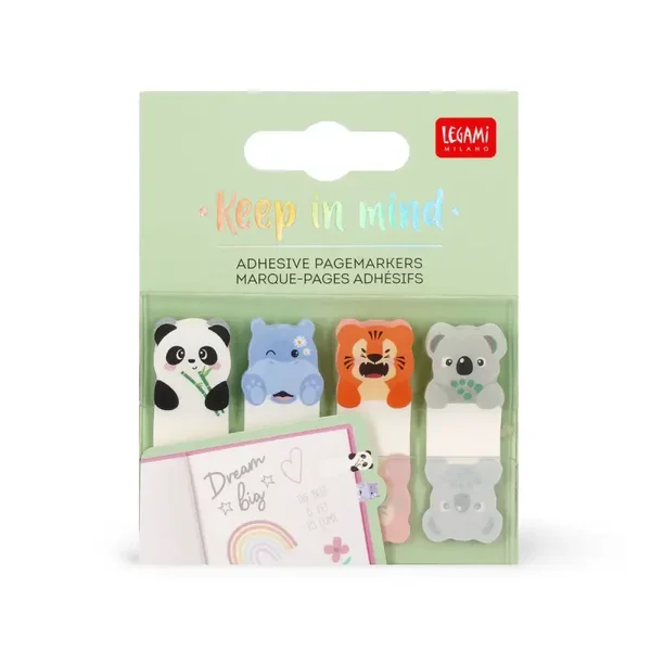 Legami Segnapagina Adesivi Cute Animals - Keep in Mind