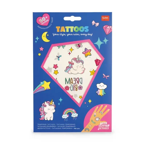Legami Tatuaggi Temporanei - Unicorn - Tattoos