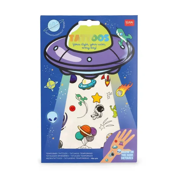Legami Tatuaggi Temporanei - SPACE - Tattoos