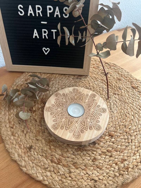 Kerzenhalter Mandala