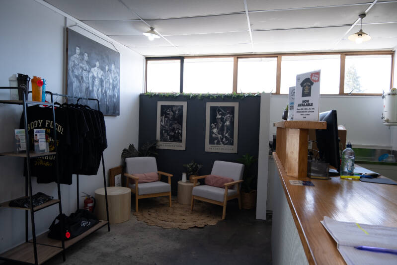 Reception at Body Focus gym in tokoroa