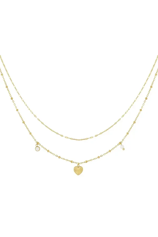 Love love love ketting Goud