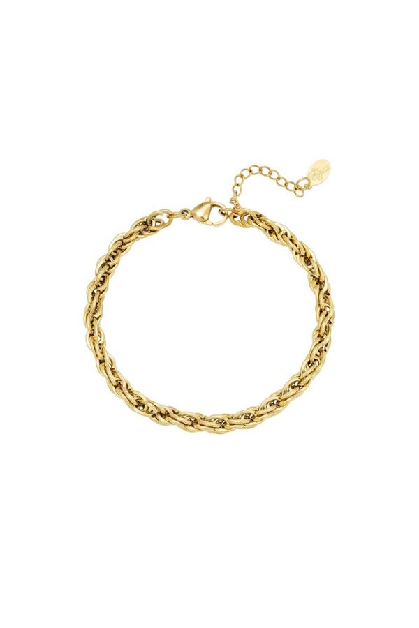 Armband Twisted Chain Goud