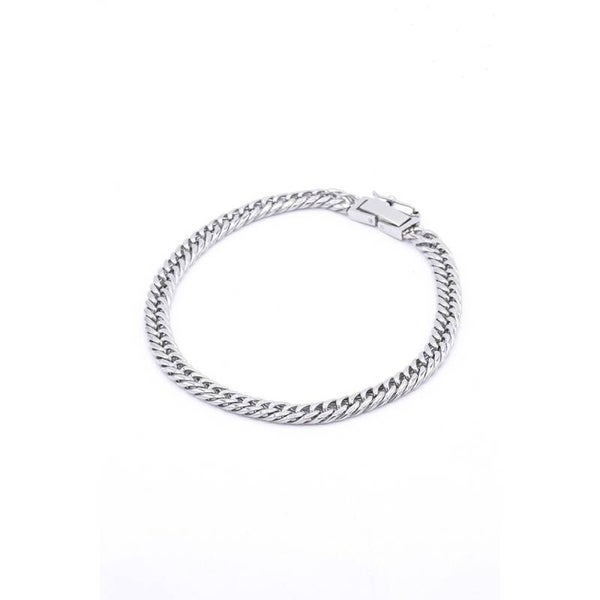 "Zephyro" stalen armband Zilver