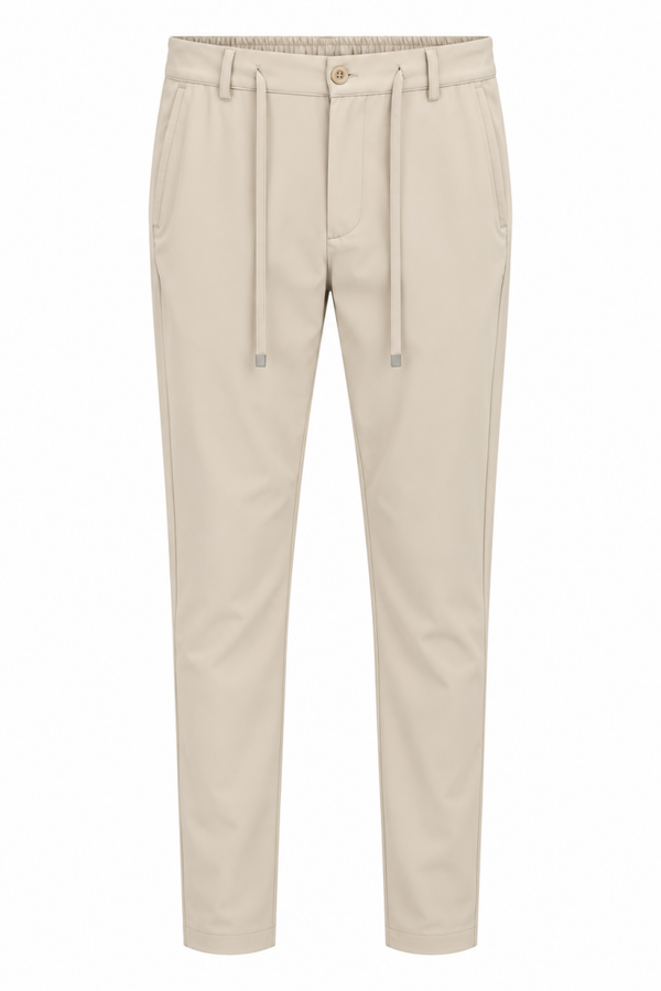 Malelions Premium Technical Chino Almond