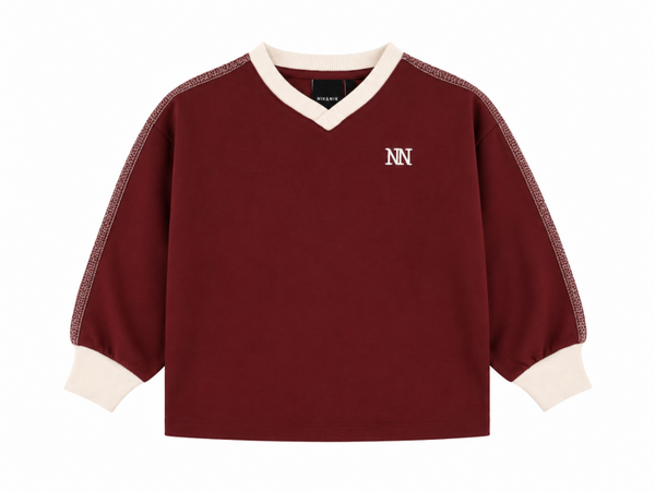 Nik&Nik Elody Sports Top Deep Burgundy
