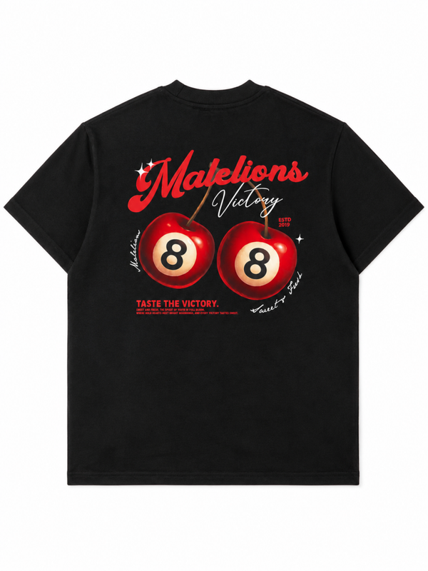 Malelions Men Victory Taste T-Shirt Black