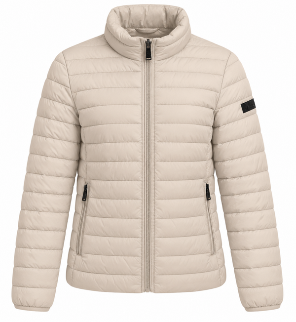 Malelions Men Ligt Weight Padded Jacket Cream