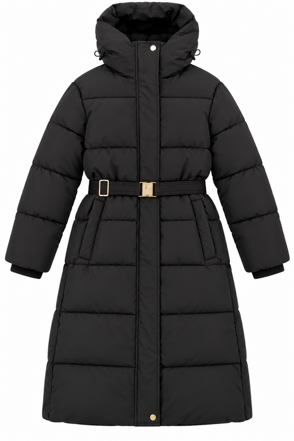 Malelions Women Emblem Long Puffer Jacket
